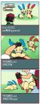 3_panel_comic abdominal_bulge absurd_res after_sex anus baseball_cap bodily_fluids brat_taming clothed clothed_sex clothing cum cum_inside ear_grab english_text female female_symbol fingerless_gloves fullhero gameplay_mechanics gender_symbol generation_3_pokemon genital_fluids gloves group gui hand_on_head handwear hat headgear headwear health_bar hi_res hud human interspecies male male/female mammal minun motion_lines nintendo penetration plusle pokemon pokemon_(species) pokemon_trainer pokephilia sex sweat sweatdrop symbol text text_box trio unzipped unzipped_pants vaginal vaginal_penetration zipper