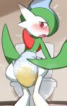  anthro blush bodily_fluids bottomwear clothed clothing diaper embarrassed gallade genital_fluids hi_res leaking_urine looking_back male milklemon5127 nintendo omorashi open_mouth pok&eacute;mon pok&eacute;mon_(species) sagging_diaper shaking solo tears toilet topless trembling urine urine_stream video_games watersports wet_diaper wetting wetting_diaper 