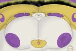 2026 anthro areola armwear artist_logo artist_name bandai_namco belly big_areola big_belly big_breasts big_butt big_cheeks big_nipples black_sclera blobby blush breasts butt chubby_cheeks clothing colored digimon digimon_(species) digital_media_(artwork) dipstick_ears ear_markings eyeoflucario female front_view heart_symbol hi_res huge_areola huge_belly huge_breasts huge_butt huge_cheeks huge_nipples hyper hyper_areola hyper_belly hyper_breasts hyper_butt hyper_cheeks hyper_nipples immobile logo morbidly_obese morbidly_obese_anthro morbidly_obese_female multicolored_body multicolored_ears neck_tuft nipples obese obese_anthro obese_female overweight overweight_anthro overweight_female purple_areola purple_armwear purple_background purple_clothing purple_nipples renamon shaded simple_background solo tail text tuft two_tone_body white_body white_ear_tips white_eyes yellow_body yellow_ears yellow_tail