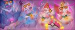 2026 anthro blue_body blush bodily_fluids breast_grab breasts brown_body collar digital_media_(artwork) disembodied_hand domestic_cat duo egg eyes_closed eyewear felid feline felis female generation_6_pokemon genitals glowing glowing_eyes hand_on_breast hi_res jaki-kun_(character) lactating mammal maneki-neko meowstic nintendo nipples nude open_mouth oviposition pawpads pink_background pink_eyes pinkgoodra pokemon pokemon_(species) pregnant sequence simple_background smile species_transformation spread_legs spreading sunglasses surprised tail transformation vulva whiskers womb_tattoo