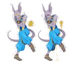  accident anklet anthro beerus bibarel_rei bladder blush bodily_fluids bottomwear breath clothing desperation domestic_cat dragon_ball dragon_ball_super embarrassed eyes_closed felid feline felis full_bladder genital_fluids hairless hairless_cat hi_res jewelry male male_anthro mammal omorashi organs pants pants_wetting peeing purple_body raised_leg simple_background solo sphynx_(cat) standing urine urine_on_ground urine_stream watersports wet wet_bottomwear wet_clothing wet_pants wetting white_background yellow_urine 