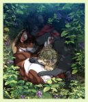2023 abyssinian_cat ambiguous_gender armin_arlert attack_on_titan black_body black_fur black_hair black_pawpads blonde_hair bobtail_cat brown_body brown_fur brown_hair brown_markings cuddle_pile cuddling domestic_cat eren_jaeger felid feline felis feral feral_with_hair feralized flower fluffy fur grass group hair japanese_bobtail maine_coon mammal markings mikasa_ackerman pawpads pink_pawpads plant red_scarf scarf silveyytm sleeping trio turkish_angora white_body white_fur yellow_body yellow_fur