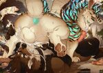 arsauron artist_collaboration balls balls_deep big_balls big_butt bodily_fluids brown_body brown_fur butt canid canine canis cum cum_in_mouth cum_inside cumshot deep_throat dragon duo ejaculation face_fucking feathered_wings feathers fellatio feral feral_on_feral feral_penetrated feral_penetrating feral_penetrating_feral fur furred_dragon furred_scalie genital_fluids genitals greame handjob hi_res horn hybrid irrumatio long_neck male male/male male_penetrated male_penetrating male_penetrating_male mammal mythological_creature mythological_scalie mythology oral oral_penetration pawpads penetration penile penis penis_grab penis_in_mouth scalie sex tail wings wolf zaqwavi