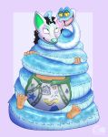  absurd_res animal_mask anthro black_hair blue_body blue_scales coiling diaper disney duo feet fox_mask gary_de'snake hair hi_res human hypnosis jeremiah_(jeremiahs) larger_sub little_bean_art looking_at_another looking_down looking_down_at_partner looking_up_at_partner male male/male mammal mask mind_control mostly_nude open_mouth petting_hair pit_viper pull-ups_(diaper) reptile scales scalie simple_background size_difference slightly_chubby snake submissive tongue underjams viper zootopia 