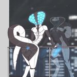 1:1 anthro anus backsack balls big_penis butt genitals glowing glowing_anus glowing_genitalia glowing_penis half-erect hi_res machine male penis reflection reptile robot robot_anthro scalie snake solo vegashasfrozenover