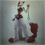 andromorph anthro bat bdsm belly big_feet big_hands blue_eyes collar dildo feet female fluffy fluffy_tail harness hi_res hybrid intersex leather leather_harness long_tail mammal noahru organs paws petplay roleplay sex_toy shaded snowvy_0w0 solo stomach strapon tail