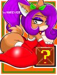  activision anthro blazedscarf breasts butt christmas christmas_clothing clothing coco_bandicoot crash_bandicoot_(series) dark_coco female festive hi_res holidays solo thick_thighs video_games wide_hips 