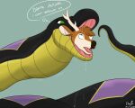  anthro anthro_prey belly big_belly bodily_fluids bulge cervid daffi duo female female_pred feral feral_pred hi_res male male/female male_prey mammal open_mouth oral_vore python reptile saliva scalie scared size_difference snake soft_vore vore 