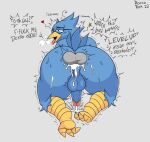  &lt;3 3_toes ahegao all_fours anal anal_penetration anthro avian backsack balls balls_deep beak berdly big_butt bird blue_balls blue_body blue_feathers blue_penis blush bodily_fluids breath butt butt_focus command cum cum_in_ass cum_inside cum_on_ground cum_while_penetrated cumshot deltarune dialogue dirty_talk disembodied_penis ejaculation english_text eyebrows eyewear feathers feet genital_fluids genitals glans glasses grey_background grey_balls half-closed_eyes hands-free hi_res looking_pleasured male male/male motion_lines narrowed_eyes nude open_mouth penetration penis perineum roccorox sex shaking simple_background solo_focus sound_effects sweat sweatdrop tail_feathers talking_to_viewer talons text thick_thighs toes tongue tongue_out trembling undertale_(series) video_games yellow_beak 