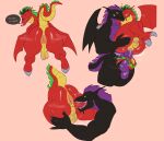  &lt;3 absurd_res american_dragon:_jake_long anal anal_penetration anthro anthro_on_anthro anthro_penetrated anthro_penetrating anthro_penetrating_anthro anus balls black_body butt chromamorph dark_dragon_(american_dragon) disney dragon duo english_text genitals hair hi_res jake_long male male/male male_penetrated male_penetrating male_penetrating_male muscular muscular_anthro muscular_male nude oral penetration penile penile_penetration penis penis_in_ass presenting presenting_hindquarters purple_balls purple_penis red_body rimming scalie sex simple_background speech_bubble text wings 