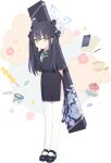  1girl 9ml animal_ear_fluff animal_ears arms_behind_back black_dress black_hair black_ribbon black_shoes blue_archive blue_halo bow cake cake_slice candy china_dress chinese_clothes closed_mouth cup dress expressionless flat_chest floral_print flower food footwear_bow fork full_body game_asset green_bow green_eyes hair_ribbon halo highres ice_cream_spoon ice_cream_tub id_card large_variant_set legs_together long_hair looking_at_viewer mary_janes official_art paper pencil pink_flower red_flower ribbon saucer shoes short_dress short_sleeves shun_(blue_archive) shun_(small)_(blue_archive) side_slit sidelocks skewer solo sparkle split_mouth spoon standing tachi-e teacup thighhighs third-party_source tiger_ears tiger_girl transparent_background two_side_up variant_set weapon_case white_flower white_thighhighs 