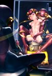  amputee bdsm bodysuit bondage bound capcom cum fingering futanari gloves guro handjob helmet highres latex latex_gloves penis quadruple_amputee rape rockman rockman_exe roll_exe s_zenith_lee slave 