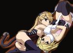  2girls blonde_hair cat_tail highres kirishima_akari kirishima_kotone multiple_girls nyan_koi nyan_koi! photoshop tail 