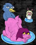  avian berdly bird bruh cervid deltarune doggystyle female from_behind_position group hi_res male mammal noelle_holiday scalie sex susie_(deltarune) undertale_(series) vanveleca video_games 