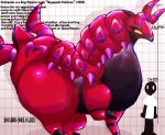 2026 2_horns ambiguous_gender ambiguous_human anthro arthropod belly big_belly big_butt black_belly butt centipede colored colored_line_art description digital_drawing_(artwork) digital_media_(artwork) english_text felipotyphlosion feral generation_5_pokemon glistening glistening_body hi_res horn human larger_feral larger_male male mammal markings myriapod nintendo nude overweight overweight_feral overweight_male pokedex_entry pokemon pokemon_(species) purple_markings red_body remake scolipede side_view simple_background size_difference smaller_human solo spikes tail text thick_thighs wide_hips
