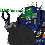 1:1 2_fingers alpha_channel alphus_(the_desolate_hope) ambiguous_death ambiguous_gender ambiguous_prey bad_breath belly big_arms big_belly blue_body blue_mouth blue_skin blue_tongue bone bones_in_stomach burp_cloud burping death digestion digestion_implied fatal_vore fingers glowing glowing_eyes green_eyes humanoid kemythegardevoir larger_male legless light_bulb machine male male/ambiguous male_pred open_mouth pixelated pupils rib_cage robot robot_humanoid robotic_arm science_fiction scott_cawthon scottgames screen_eyes simple_background size_difference skull solo_focus teeth television_static the_desolate_hope tongue tongue_out transparent_background vore wheel