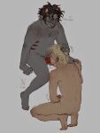 2025 alien alien_humanoid arm_hair astrological_symbol black_hair blonde_hair bodily_fluids body_hair breasts cancer_(symbol) canon_couple cheek_blush crotch_tentacles curled_fingers dave_strider dialogue duo elbow_blush english_description english_text eyes_closed facial_hair featureless_breasts fellatio freckled_face freckled_shoulders freckles genital_fluids genitals getgotgoob grey_background grey_body grey_skin grub_scars hair hairy_legs hand_in_hair hand_on_knee hand_on_leg hand_on_own_penis hand_on_penis heart_symbol homestuck horn horned_humanoid human human_on_humanoid humanoid humanoid_pointy_ears interspecies jewelry karkat_vantas knee_blush kneeling male male/male mammal masturbation moan moaning_name motion_lines ms_paint_adventures neck_bulge necklace necklace_only not_furry nude nude_human nude_humanoid oral penile penile_masturbation penis pointy_ears profanity red_fluid red_penis red_scar red_tentacles scar sex short_hair shoulder_blush signature simple_background sitting symbol tentacles text touching_hair troll_(homestuck) unusual_anatomy unusual_genitalia unusual_penis western_zodiac western_zodiac_symbol