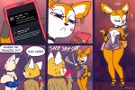 absurd_res aggretsuko ailurid alcohol angry antelope anthro bearyboo beverage blush bovid bracelet breasts butt canid canine cellphone cleavage clothed clothing cocktail_glass comic container cup dialogue drinking_glass ear_piercing ear_ring electronics female fennec_fox fenneko footwear fox gazelle gem glass glass_container glass_cup group hi_res high_heels hoop_ear_ring jewelry mammal necklace pearl_(gem) pearl_necklace phone piercing red_panda retsuko ring_piercing sanrio scissors shoes smartphone social_media spit-take thomson's_gazelle tight_clothing trio true_antelope true_fox tsunoda_(aggretsuko) wine wine_glass