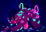 absurd_res anthro bedroom_eyes bent_over big_breasts big_butt black_mane black_tuft bodypaint breast_squish breasts bruma butt chest_tuft clothing colored_nails dark_room ear_piercing el_arca felid female fishnet_clothing fishnet_leggings fishnet_legwear fur glowing glowing_bodypaint glowing_eyes glowing_jewelry glowing_necklace glowstick glowstick_bracelet hi_res jewelry leash leggings legwear lion mammal mane nails narrowed_eyes necklace pantherine paw_markings piercing pink_nails planz34 pole seductive solo squish stage stage_curtains stripper_pole tail tail_tuft tan_body tan_fur thick_thighs thong topwear tube_top tuft unclasped_top underwear undone_top undressing wide_hipped_female wide_hips