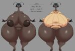 2_toes 5_fingers absurd_res ant antennae_(anatomy) areola arthropod big_breasts big_butt big_vulva black_hair bob_cut breasts brewheardt brown_areola brown_body butt character_name clothed clothing english_text feet female fingers genitals grey_background hair hi_res honeypot_ant huge_breasts huge_butt huge_hips huge_thighs hymenopteran hyper hyper_breasts hyper_hips hyper_thighs insect long_neck model_sheet nude plump_labia shaved_vulva simple_background stated_age stated_height sweater text thick_thighs toes topwear vulva wide_hips yellow_clothing yellow_sweater yellow_topwear zoe_(brewheardt)