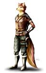2017 absurd_res andromorph_(lore) anthro assassin big_tail canid canine canis clothed clothed_anthro clothed_male clothing dated felid fluffy footwear fur gun hair hi_res holster holstered_pistol hybrid knife kuki_dicream leopard lineless male mammal markings pantherine plantigrade ranged_weapon ranthfox red_body red_fur shoes signature simple_background solo standing tail tan_body tan_fur weapon white_background wolf