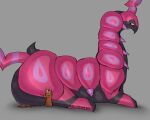 5:4 absurd_res ambiguous_gender anthro archenarie arthropod big_butt butt facesitting generation_5_pokemon hi_res insect interspecies nintendo nude pokemon pokemon_(species) pokephilia scolipede side_view simple_background sitting sitting_on_another size_difference zanite