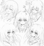  >:( +++ 1girl 9-nine- :d =_= ^_^ allergy angry blush bow bowtie cardigan closed_eyes closed_mouth commentary cropped_torso embarrassed eyes_visible_through_hair floating_hair frown greyscale hair_between_eyes hakusen_academy_school_uniform happy kujou_miyako long_hair looking_at_viewer mask monochrome mouth_mask multiple_expressions multiple_views nose_blush open_cardigan open_clothes puff_of_air school_uniform shaded_face sick sidelocks simple_background smile sound_effects split_mouth tatika714 tearing_up tears translated trembling upper_body v-shaped_eyebrows white_background 