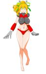  1girl :d absurdres aged_up android antennae armor arms_up asagi10932 bikini bikini_armor blonde_hair breast_missiles breastplate breasts clenched_hands commentary_request covered_navel covered_nipples double-parted_bangs earphones eyes_visible_through_hair full_body gorget green_eyes green_ribbon groin hair_between_eyes hair_ribbon hairband hand_on_own_hip hand_up headphones high_ponytail highres hyper_roll_(marvel_vs._capcom) joints large_breasts large_variant_set leg_up long_hair looking_at_viewer marvel_vs._capcom marvel_vs._capcom_2 mechanical_arms mechanical_legs mega_man_(classic) mega_man_(series) metal_gloves midriff navel open_mouth ponytail radio_antenna red_armor red_bikini ribbon robot robot_girl robot_joints roll_(mega_man) shoulder_armor sidelocks simple_background smile solo standing swimsuit transparent_background variant_set 