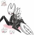  2020 anthro anthro_on_anthro arthropod black_body blush bodily_fluids cunnilingus duo facesitting fecharis female hollow_knight hollow_knight_(character) hornet_(hollow_knight) incest_(lore) insect insect_wings male male/female nude one_eye_closed oral sex sibling sinmarshmallow sweat team_cherry vaginal vessel_(species) video_games wings 