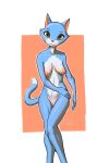  anthro breasts dany-j domestic_cat felid feline felis female genitals hi_res ibispaint ibispaintx mammal nude penny_(ggh) pussy shaded simple_background simple_shading solo standing 