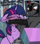  bodily_fluids crying duo equid equine female feral forced friendship_is_magic hasbro hi_res horse king_sombra_(mlp) male male/female mammal marsminer my_little_pony oral pony rape tears twilight_sparkle_(mlp) 