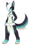  &lt;3 2017 2:3 alpha_channel anthro black_body black_fur blue_body blue_eyes blue_fur bottomwear breasts canid canine choker claws cleavage clothed clothing deerrobin ear_piercing fangs female fennec fluffy fluffy_tail fox fur gradient_fur hair hand_on_hip hi_res hotpants jewelry mammal mitsuki_akagawa multicolored_body multicolored_fur navel necklace paws piercing shorts simple_background skimpy solo tan_body tan_fur tongue tongue_out tongue_piercing topwear transparent_background unbuttoned unbuttoned_shorts underwear white_hair 