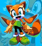 2021 5_fingers anthro clothing female fingers footwear gloves handwear hi_res mammal marine_the_raccoon open_mouth open_smile procyonid raccoon sanikink sega signature smile solo sonic_the_hedgehog_(series) tongue 