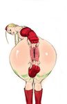  anus ass cammy_white gaping garrison_cap hat solo street_fighter 