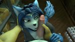  3d_(artwork) anthro canid canine digital_media_(artwork) duo female fox_mccloud krystal lelnopem8 male male/female mammal nintendo star_fox video_games 