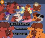  2020 5_fingers animal_humanoid anthro anthrofied arcanine areola azafran_(carrot_kiss) big_breasts black_sclera blonde_hair blush bodily_fluids bovid bovine breast_play breast_suck breasts brown_body brown_fur canid canine canis cattle cunnilingus delcatty digital_media_(artwork) domestic_cat duo english_text erection esperanza_(carrot_kiss) eyes_closed felid feline felis fellatio female female/female fingers fur genitals grey_body group hair horn huge_breasts humanoid jenny_(carrot_kiss) juno_(carrot_kiss) kiss_the_carrot kissing lagomorph legendary_pok&eacute;mon leporid lion lips lopunny male male/female mammal mammal_humanoid mightyena miltank minun murid murine muscular nintendo nipples nude open_mouth oral pantherine penile penis pink_body pink_eyes pink_hair plusle pok&eacute;mon pok&eacute;mon_(species) pussy rabbit rat rattata rodent sex simple_background smile solgaleo sucking text tongue tongue_out vaginal video_games white_body white_fur yellow_body 