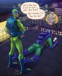  absurd_res anthro brother brothers butt cellphone city clothed clothing dialogue donatello_(tmnt) erection father genitals group hi_res incest_(lore) leonardo_(tmnt) male male/male mammal master_splinter murid murine night parent partially_clothed penis phone purplevelbeth rat reptile rise_of_the_teenage_mutant_ninja_turtles rodent rooftop scalie sibling teenage_mutant_ninja_turtles turtle video_call 