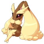  1:1 2021 absurd_res alpha_channel anthro breasts butt featureless_breasts female hi_res long_ears looking_at_viewer lopunny nintendo pok&eacute;mon pok&eacute;mon_(species) sitting smile solo thousandarms video_games 