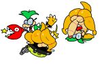  anthro balls big_butt big_penis butt genitals iggy_koopa koopaling male mario_bros nintendo penis solo spanked_butt spanking superiorfox video_games 