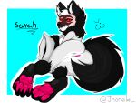  anthro canid canine canis female hi_res intersex intersex/male jhoneilerld male mammal pose sarah_winged sex wolf 
