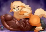  all_fours animal_genitalia animal_penis anthro arcanine balls big_balls big_penis bodily_fluids canine_penis duo erection feral flaccid fur genital_fluids genitals huge_balls huge_penis hyper hyper_balls hyper_genitalia hyper_penis looking_at_viewer male mega_evolution mega_lucario modca multicolored_body musk nintendo nude orange_body penis pok&eacute;mon pok&eacute;mon_(species) precum red_eyes sharp_teeth shocked smile sweat sweaty_balls sweaty_genitalia sweaty_penis teeth vein veiny_balls veiny_penis video_games yellow_body yellow_fur 