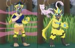  absurd_res alsoflick faraway_island hi_res legendary_pok&eacute;mon mew nintendo pok&eacute;mon pok&eacute;mon_(species) transformation video_games zeelo zeelokitten zeraora 