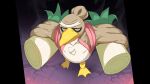  2022 beak conkeldurr drunk_oak eyebrows farfetch&#039;d feathers hi_res holding_object hybrid looking_at_viewer monotone_beak nintendo pok&eacute;mon pok&eacute;mon_(species) solo tan_body tan_feathers unibrow video_games yellow_beak yellow_body yellow_eyes 