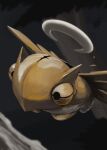  animal_focus black_eyes blurry bug commentary_request conejologia flying halo highres hollow_eyes no_humans pokemon pokemon_(creature) shedinja solo 