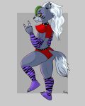 3d_(artwork) absurd_res animatronic anthro butt canid canine canis clothing digital_media_(artwork) female five_nights_at_freddy&#039;s five_nights_at_freddy&#039;s:_security_breach fur hair hi_res machine mammal robot roddy03 roxanne_wolf_(fnaf) scottgames solo source_filmmaker video_games wolf 
