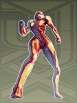  1girl arm_cannon breasts commentary_request crossover exposed_muscle female_titan full_body fusion highres medium_breasts metroid samus_aran shingeki_no_kyojin simple_background solo transparent_background varia_suit weapon zededge 