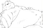  2018 anthro belly humanoid_hands kemono male mammal moobs navel nipples overweight overweight_male pubes totemoii_029 ursid 