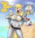  animal_genitalia animal_pussy anthro beach_umbrella big_breasts blush breasts butt clitoris clothed clothing derpy_hooves_(mlp) ditzy dragon duo equid equine equine_pussy erection eyewear female friendship_is_magic frisbee frist44 genitals gris_swimsuit happy hasbro hi_res kite male mammal my_little_pony navel nipples pegasus pussy scalie solo_focus spike_(mlp) sunglasses topless wings 