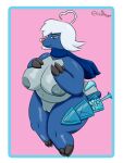  3:4 big_breasts big_butt breasts butt crystal_(ori-doggo) exposed_breasts female feral genitals hi_res huge_breasts huge_butt nintendo nipples nude ori-doggo pok&eacute;mon pok&eacute;mon_(species) puffy_nipples pussy samurott solo solo_focus thick_thighs video_games 