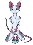  alpha_channel anthro bath blue_eyes breasts driskul female improvised_sex_toy invalid_color looking_at_viewer mammal masturbation nude rodent shower solo vaginal vaginal_masturbation water water_jacking wet 